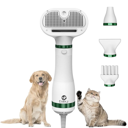 Dog Hair Dryer Cat Brush with Steam Cat Brush with Drying Function Cat Steam Brushes for Indoor Cats Furminator for Cats Steam Grooming Brush for Cats Multifunctional Cat Hair Brush